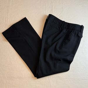 Banana Republic Wonen's Black Martin Fit Stretch Cuffed Dress Pants Size 6P